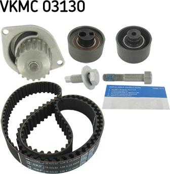 SKF VKMC 03130 - Водяний насос + комплект зубчатого ременя avtolavka.club