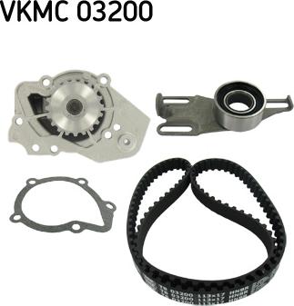 SKF VKMC 03200 - Водяний насос + комплект зубчатого ременя avtolavka.club