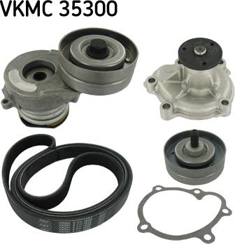 SKF VKMC 35300 - Водяний насос + комплект струмкових ременів avtolavka.club