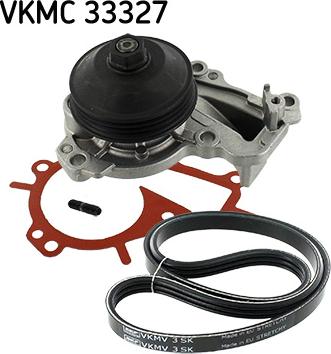 SKF VKMC 33327 - Водяний насос + комплект струмкових ременів avtolavka.club