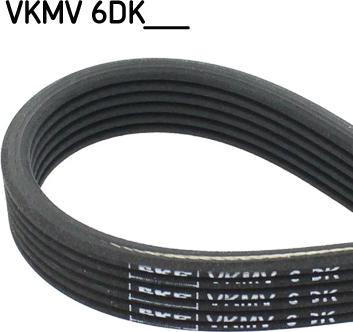 SKF VKMV 6DK1188 - Поліклиновий ремінь avtolavka.club