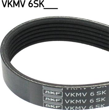 SKF VKMV 6SK691 - Поліклиновий ремінь avtolavka.club