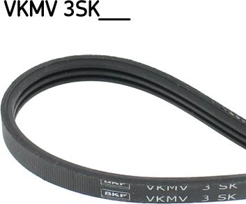 SKF VKMV 3SK628 - Поліклиновий ремінь avtolavka.club