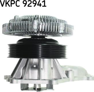 SKF VKPC 92941 - Водяний насос avtolavka.club