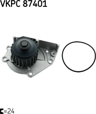 SKF VKPC 87401 - Водяний насос avtolavka.club