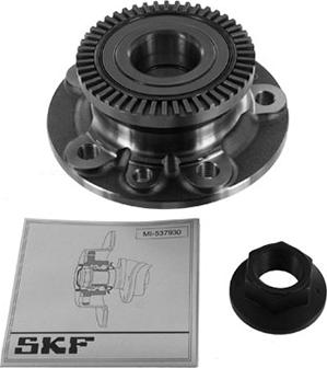 SKF Brazil VKBA 1301 - Комплект підшипника маточини колеса avtolavka.club