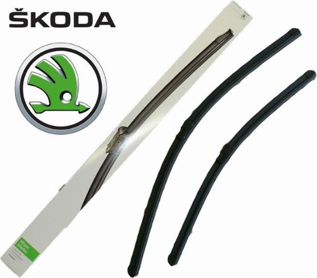 Skoda 5JB998001 - 1 set aerodynamic wiper blades avtolavka.club