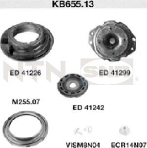 SNR KB655.13 - Опора стійки амортизатора, подушка avtolavka.club