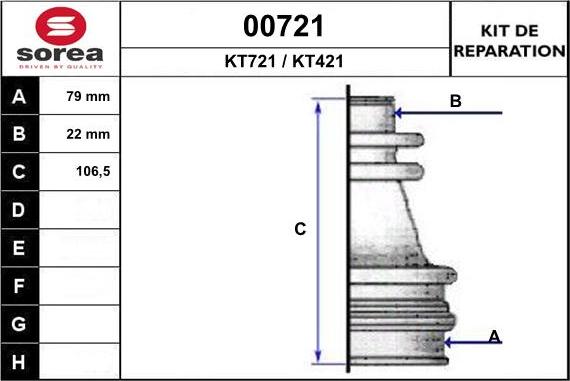 SNRA 00721 - Пильник, приводний вал avtolavka.club