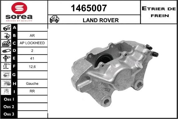 SNRA 1465007 - Гальмівний супорт avtolavka.club