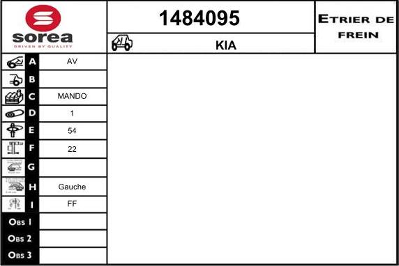 SNRA 1484095 - Гальмівний супорт avtolavka.club