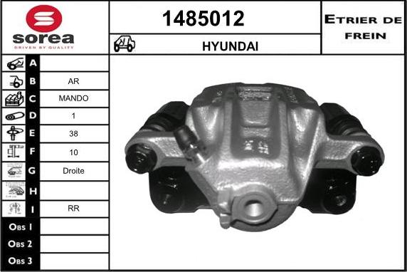 SNRA 1485012 - Гальмівний супорт avtolavka.club