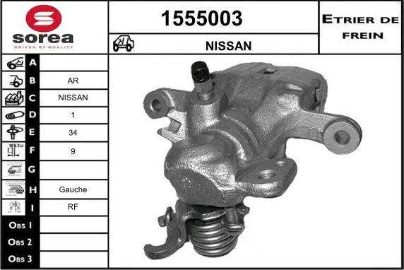 SNRA 1555003 - Гальмівний супорт avtolavka.club