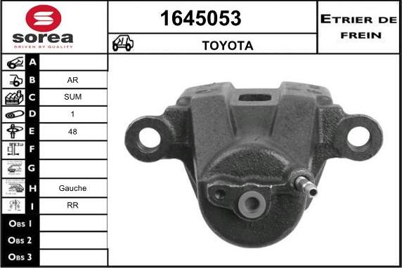 SNRA 1645053 - Гальмівний супорт avtolavka.club