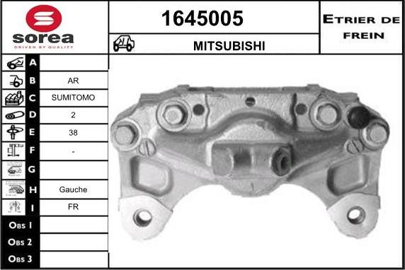 SNRA 1645005 - Гальмівний супорт avtolavka.club