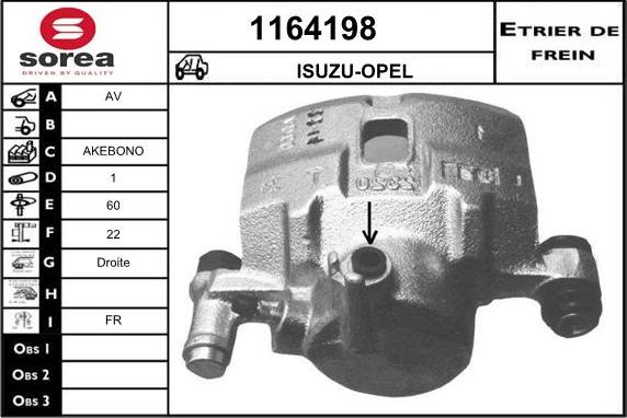 SNRA 1164198 - Гальмівний супорт avtolavka.club