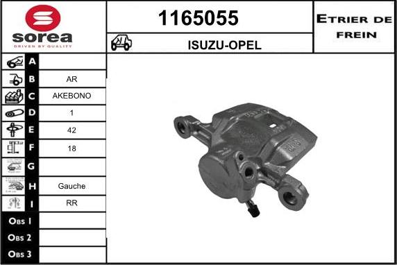 SNRA 1165055 - Гальмівний супорт avtolavka.club