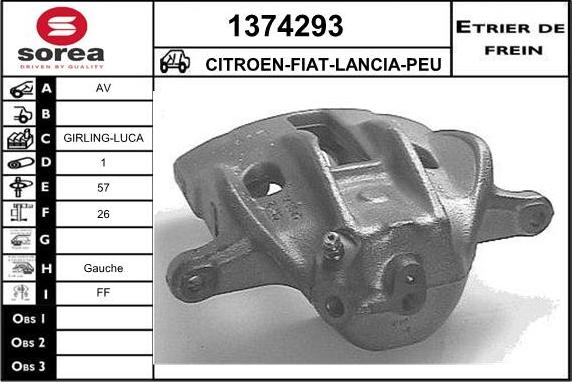 SNRA 1374293 - Гальмівний супорт avtolavka.club