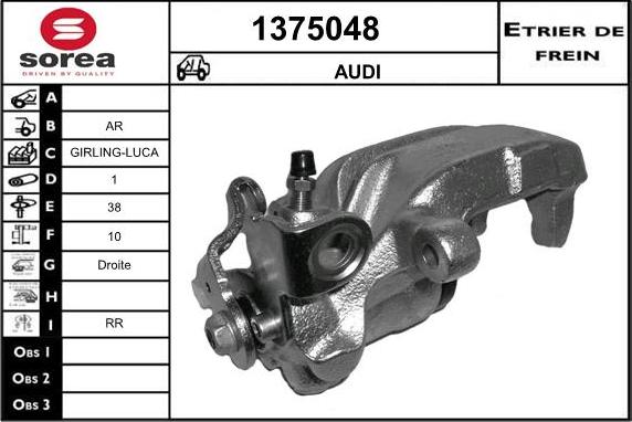 SNRA 1375048 - Гальмівний супорт avtolavka.club