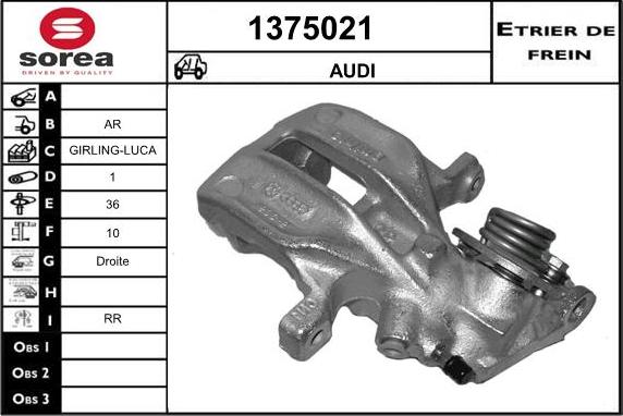 SNRA 1375021 - Гальмівний супорт avtolavka.club