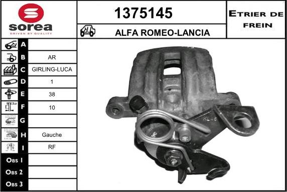 SNRA 1375145 - Гальмівний супорт avtolavka.club