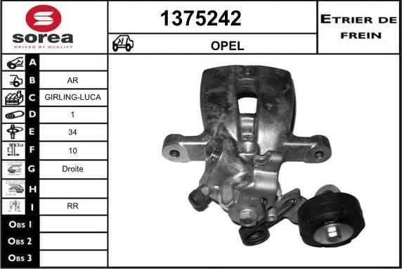 SNRA 1375242 - Гальмівний супорт avtolavka.club