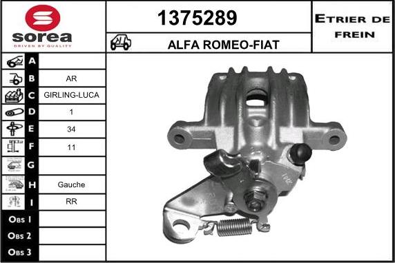 SNRA 1375289 - Гальмівний супорт avtolavka.club