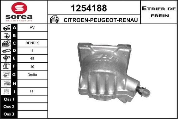 SNRA 1254188 - Гальмівний супорт avtolavka.club