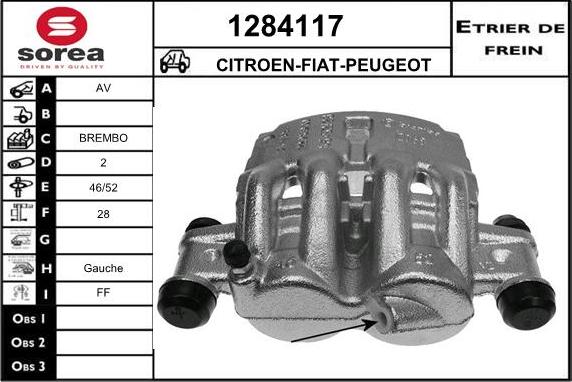 SNRA 1284117 - Гальмівний супорт avtolavka.club