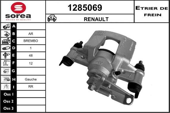 SNRA 1285069 - Гальмівний супорт avtolavka.club