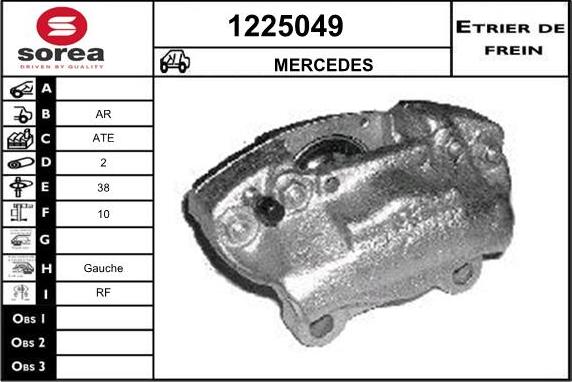 SNRA 1225049 - Гальмівний супорт avtolavka.club