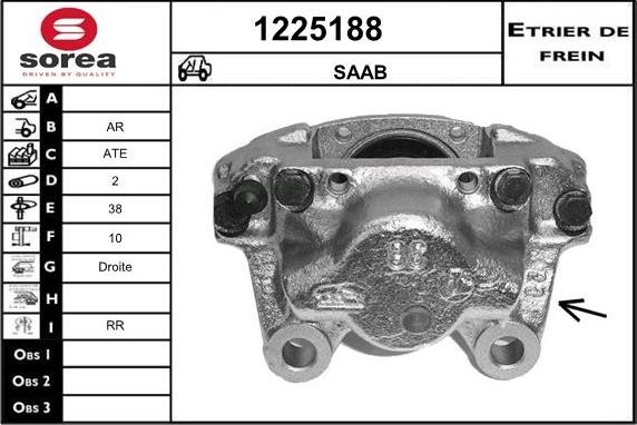 SNRA 1225188 - Гальмівний супорт avtolavka.club