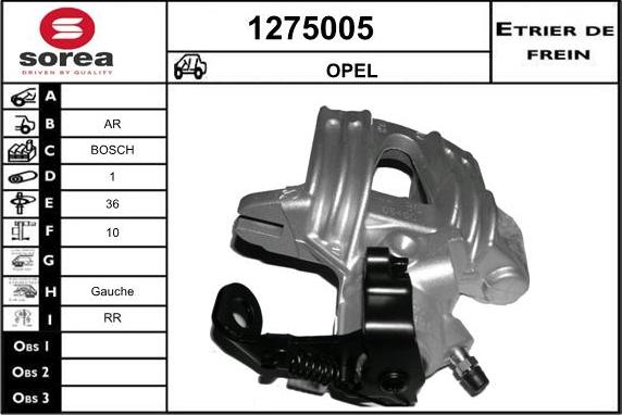 SNRA 1275005 - Гальмівний супорт avtolavka.club