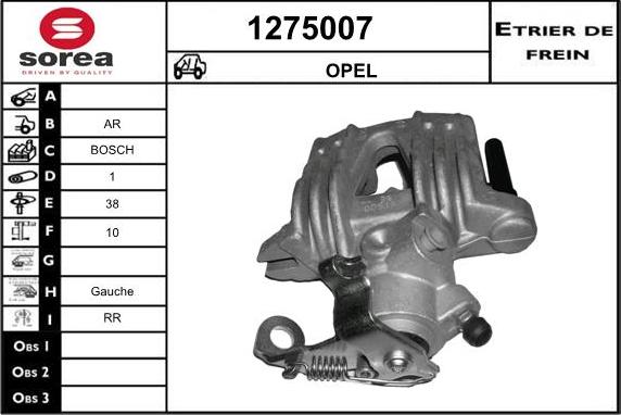 SNRA 1275007 - Гальмівний супорт avtolavka.club