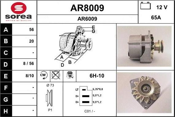 SNRA AR8009 - Генератор avtolavka.club