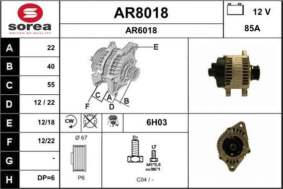 SNRA AR8018 - Генератор avtolavka.club