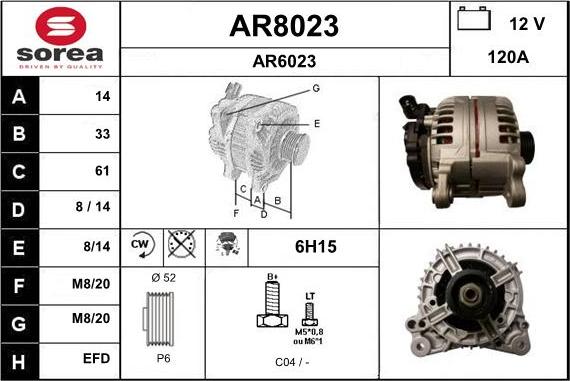 SNRA AR8023 - Генератор avtolavka.club