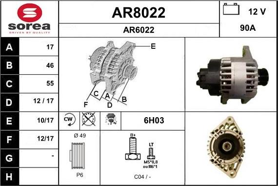 SNRA AR8022 - Генератор avtolavka.club