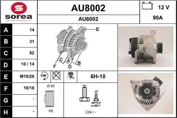 SNRA AU8002 - Генератор avtolavka.club