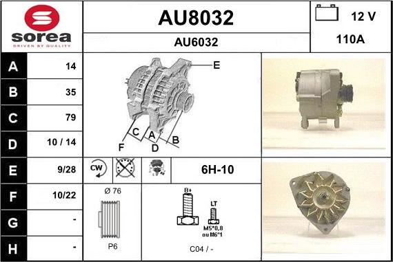 SNRA AU8032 - Генератор avtolavka.club