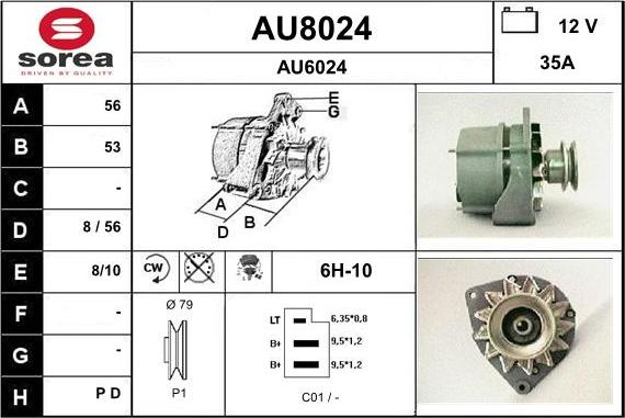 SNRA AU8024 - Генератор avtolavka.club