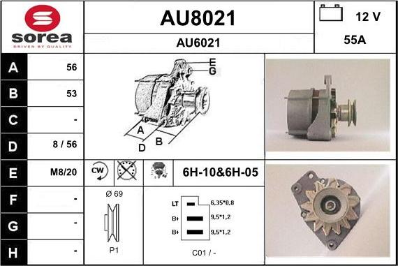 SNRA AU8021 - Генератор avtolavka.club