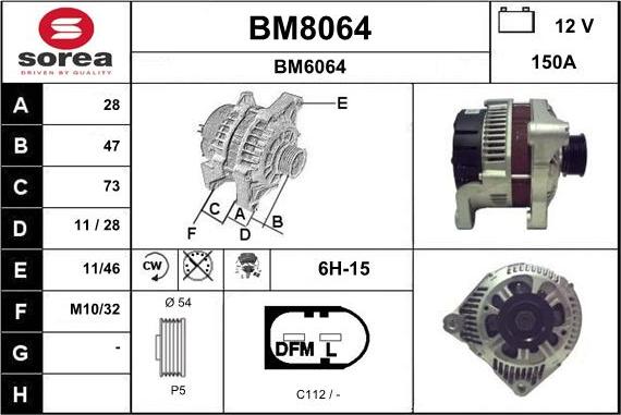 SNRA BM8064 - Генератор avtolavka.club