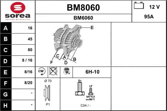 SNRA BM8060 - Генератор avtolavka.club