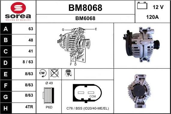 SNRA BM8068 - Генератор avtolavka.club