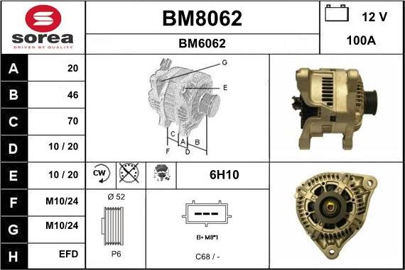 SNRA BM8062 - Генератор avtolavka.club