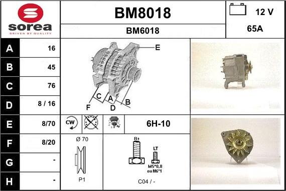 SNRA BM8018 - Генератор avtolavka.club