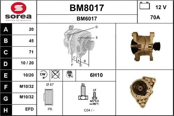 SNRA BM8017 - Генератор avtolavka.club