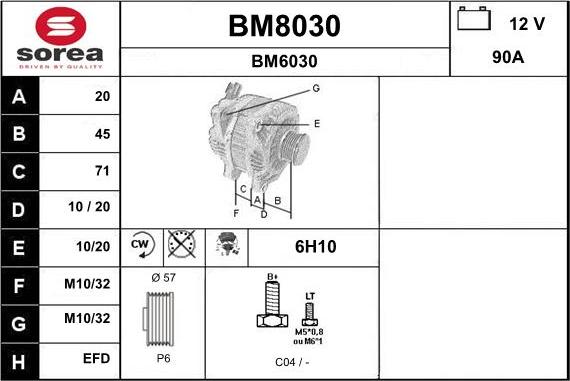 SNRA BM8030 - Генератор avtolavka.club