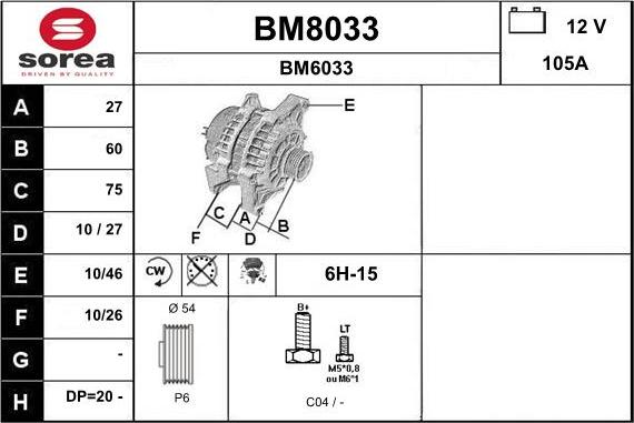 SNRA BM8033 - Генератор avtolavka.club